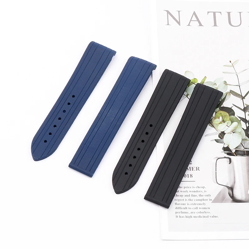 Watch accessories for Omega Seahorse 300 Ocean Universe AT150 rubber 20mmm men's and women's watchband