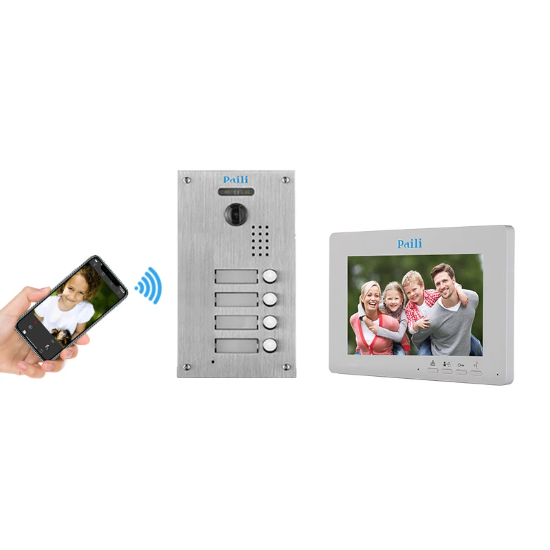 

Villa Apartment Building Visible Doorphone Visiophone IP Poe 2 Wire Ip tft Screen Video Door Phone Intercom System