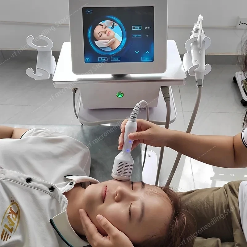 

Новинка 2023, 2 в 1, RF портативный фракционный пигмент для удаления шрамов от акне и морщин, для салона красоты