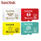 Micro SD карта памяти SanDisk, 256 ГБ, 128 ГБ, 400 гб