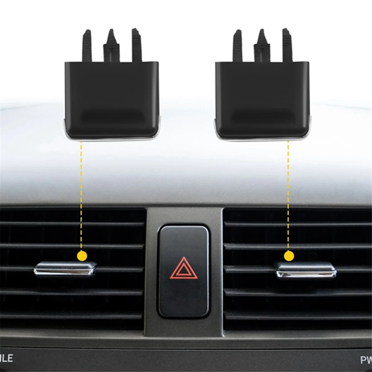 10 пар передних центральных боковых зажимов для вентиляционных отверстий