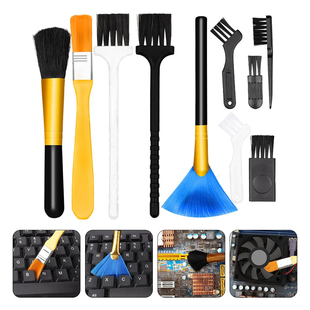 

10 шт./компл. щетка для чистки компьютера, Антистатическая щетка для чистки клавиатуры для магазина