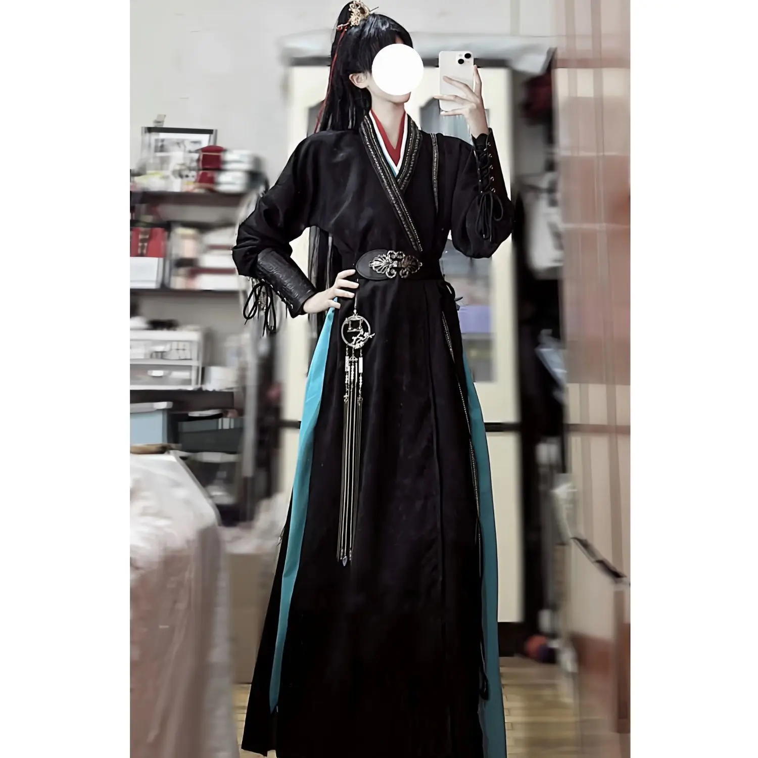 Платье Mu Zi Qi Hanfu с тремя точками супер бессмертный в национальном стиле