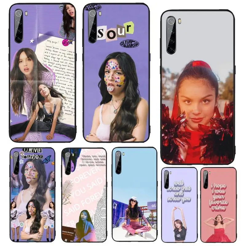 

Olivia Rodrigo Phone Case For Xiaomi Redmi 10 10x Note 9 9T 9A 9S 7 8 9se 7a 8a 8t Pro Max K20 30 Pro Funda