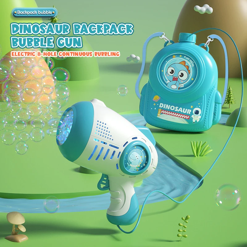 

Automatic Electric Bubble Gun with Backpack Party Games Soap Bubble Machine Soap Bubble Wedding Outdoor Toys Children