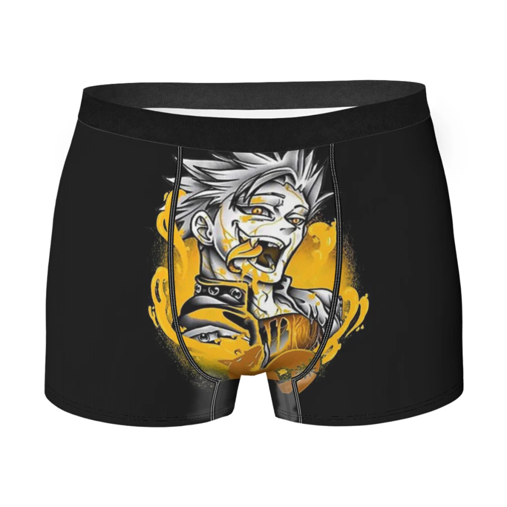 

Happy The Seven Deadly Sins Underpants Breathbale Panties Men's Underwear Comfortable Shorts Boxer Briefs