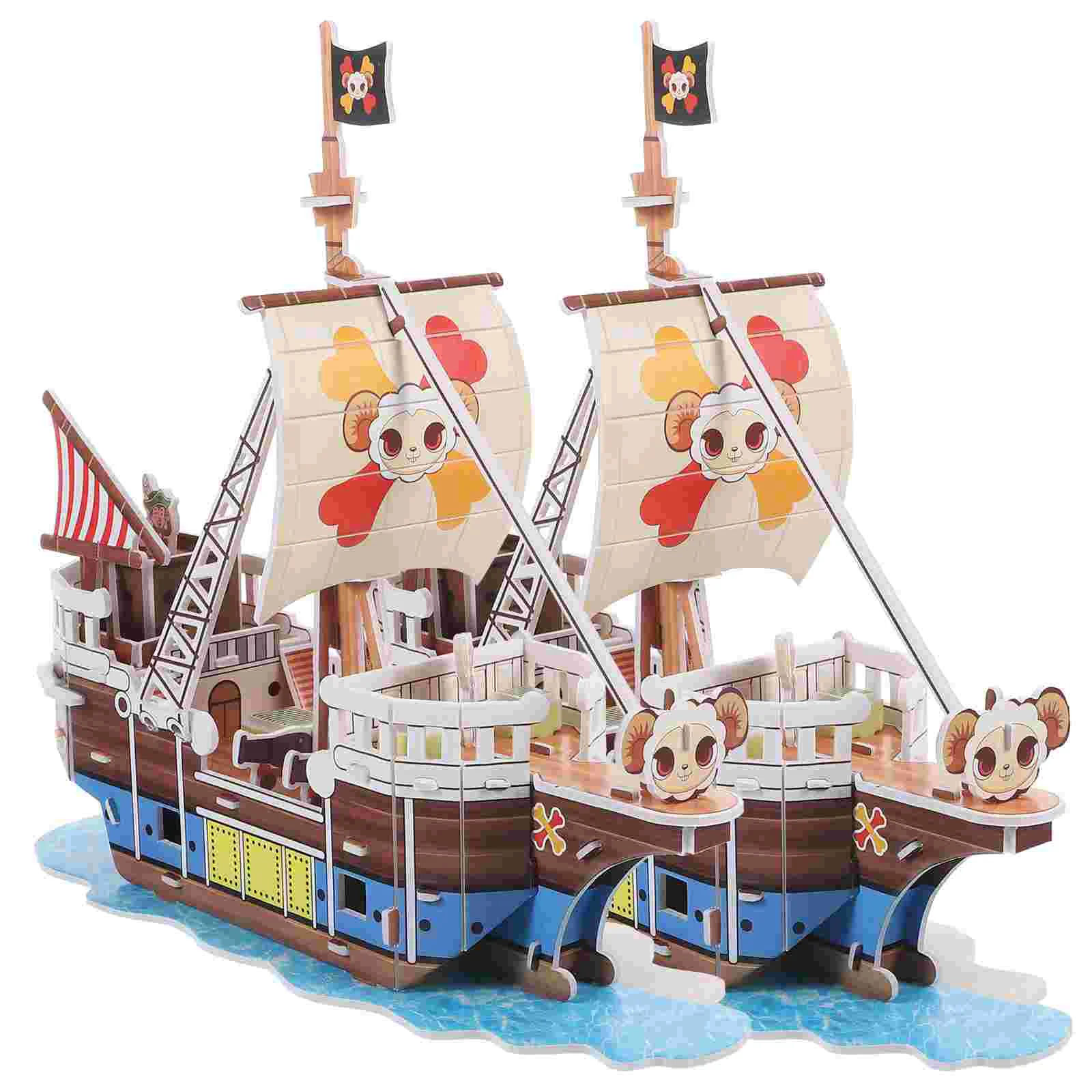 

2 комплекта, Детские трехмерные головоломки 27x25x1 см