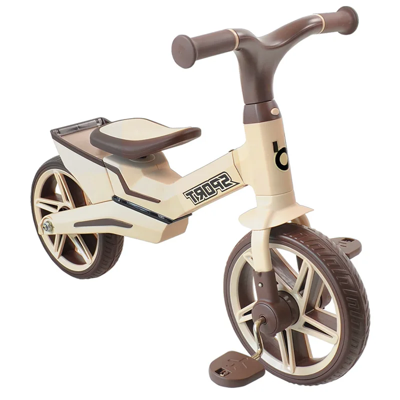 Good baby 232 multifunctional tricycle 1.5-3-6 years old can ride and slide pedal auxiliary wheel balance car for export.