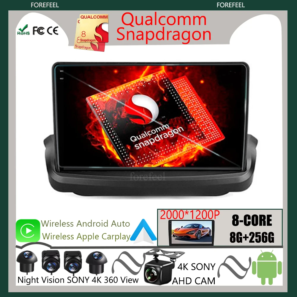 

Qualcomm Android 12 For Hyundai Rohens Coupe Genesis Coupe 2009 - 2012 Car Screen Multimedia Player Navigation GPS CPU HDR 2din