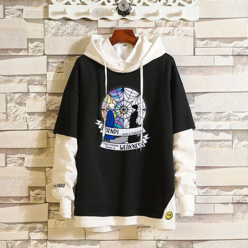 Толстовка мужская в стиле Харадзюку с капюшоном