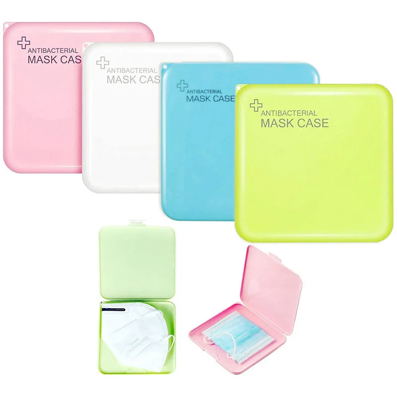 

N95 Box For Surgical Mask Storage Case Box Cover Pink Green Box Masks Cute To Store Masks Box Save Delicate Saves Mask Practical