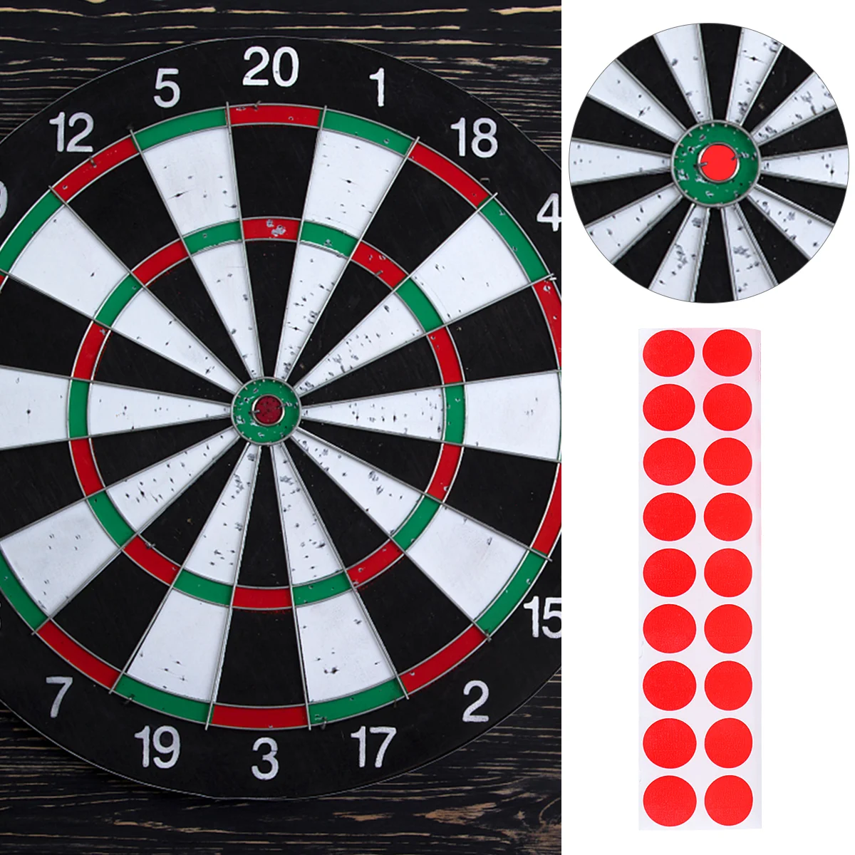 

900 Pcs Shooting Outdoor Supply Paper Patch Removable Stickers Small Tools Accessory Neon Accessories