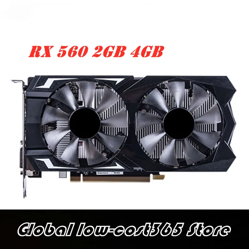 Видеокарта SAPPHIRE RX 560 4 Гб GPU Radeon 560D 4G RX560 RX560D видеокарты для - Цена: 6611.07