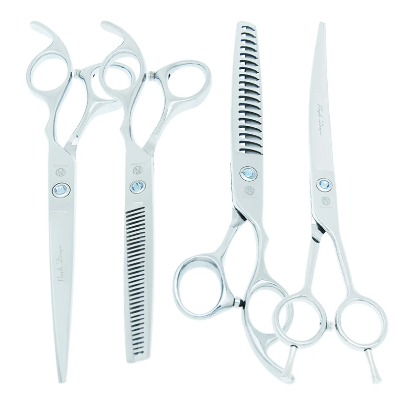 Фиолетовый дракон 7 0 &quotножницы для ухода за домашними животными острые режущие