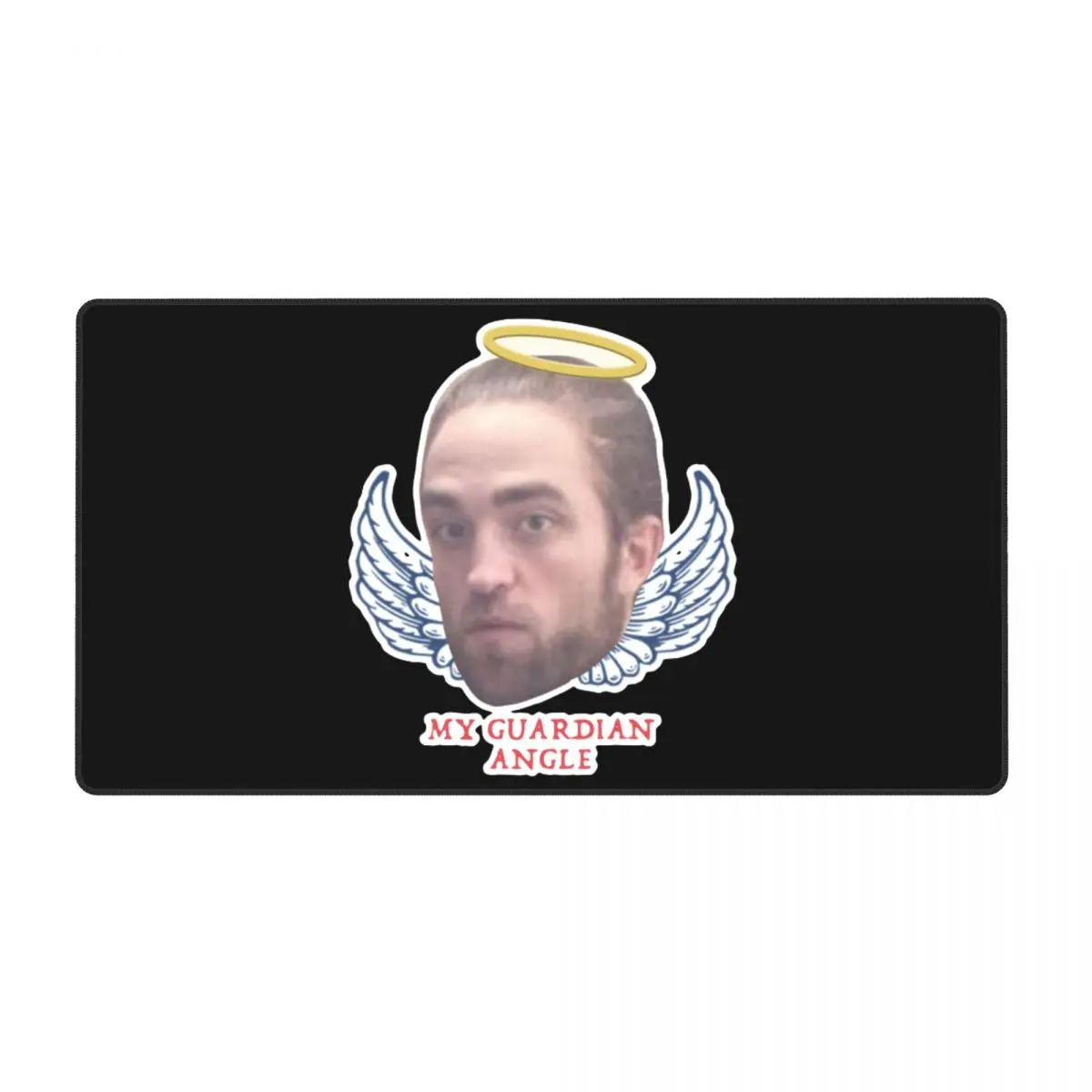 

Robert Pattinson Is My Guardian Angel Gaming Mouse Pad Keyboard Desk Mat Big Anti-slip Natural Rubber Mousepad for Gamers