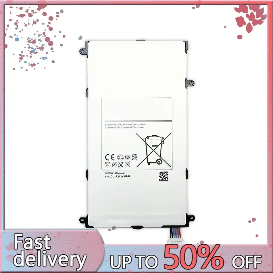 Аккумулятор для планшета T4800E T4800C Samsung Galaxy Tab Pro 8 4 SM T320 T321 T325 4800 мАч