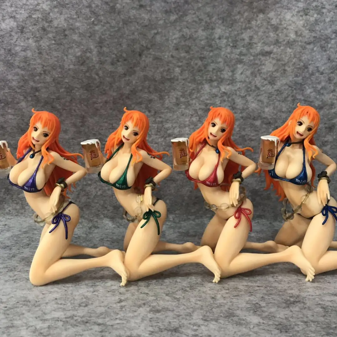 

Japanese Anime Nami Swimsuit Kneeling Position P.O.P PVC Figure Toys Dolls Gifts for Children 14.5CM