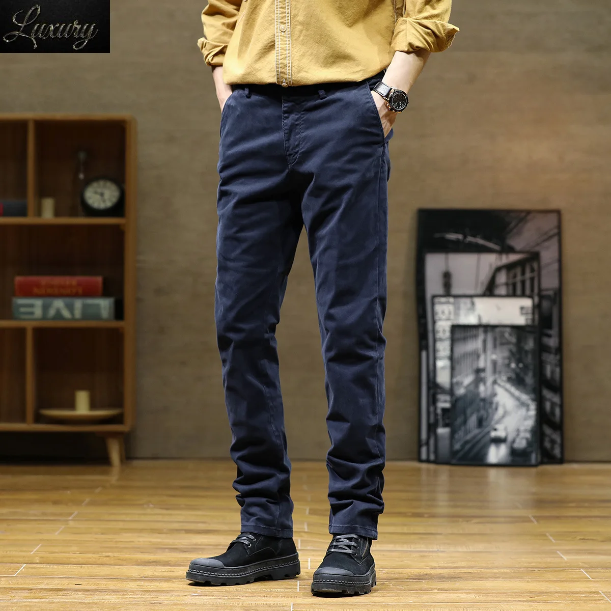 Pant Trend 2023 Summer Spring Casual Cotton Straight Stretch