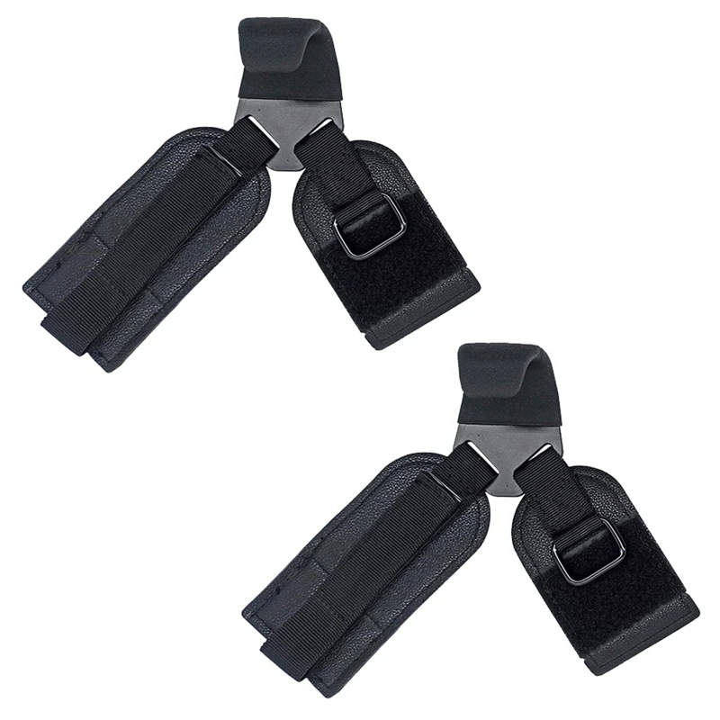 

H053 Weight Lifting Hooks Hand-Bar Wrist Straps Gym Fitness Band Hook Strap Pull-Ups Power Lifting Gloves For Weight Training