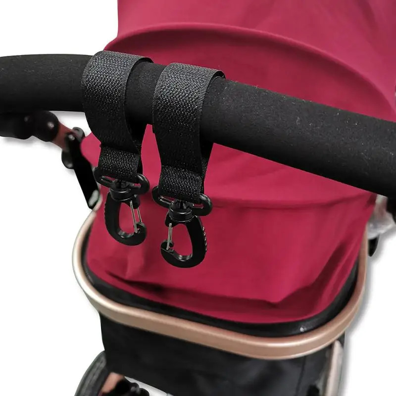 

2-Piece Baby Stroller Accessories Shopping Cart Hook Props Multi-Purpose Baby Stroller Hook Hanger Metal Convenient Hook
