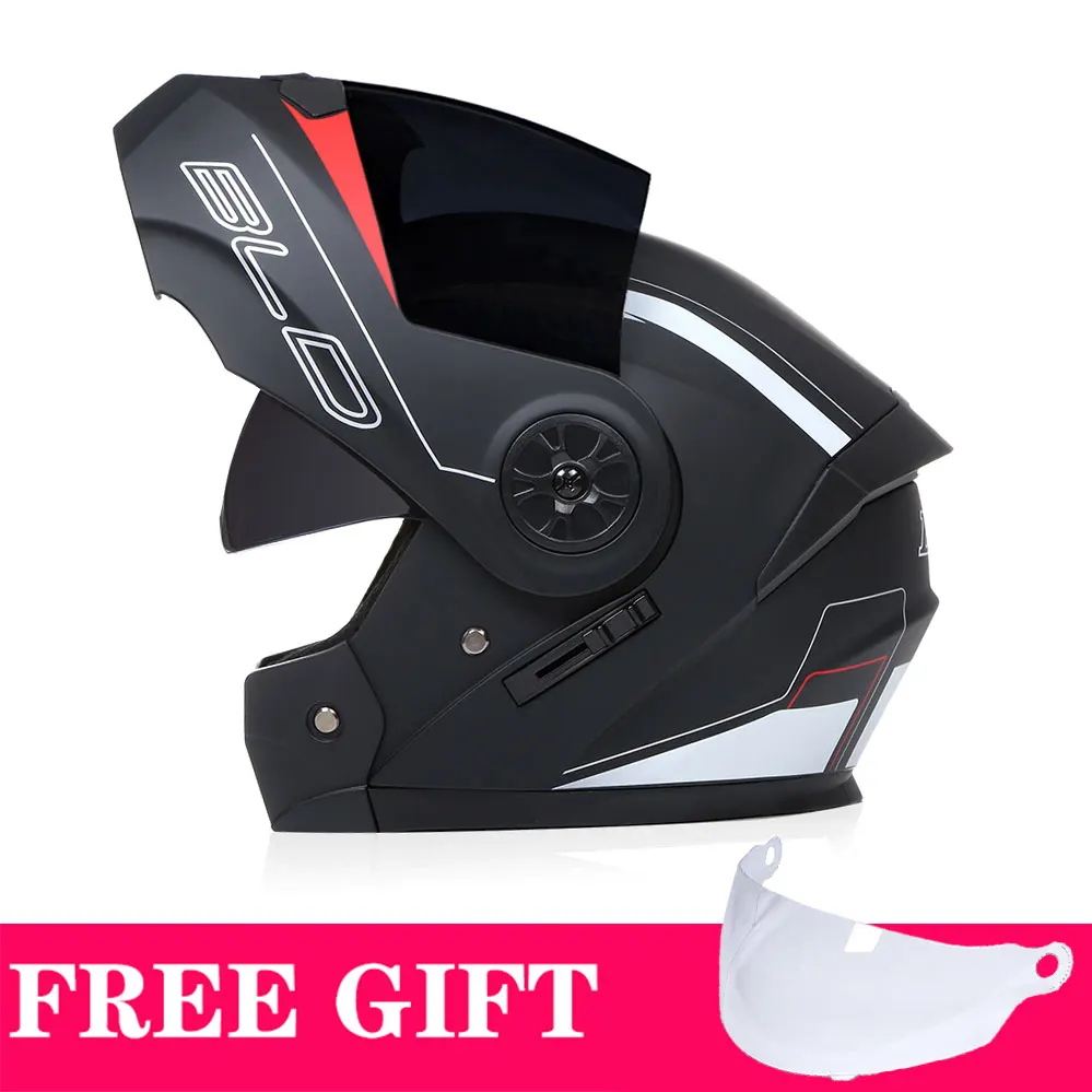 

Мотошлем на все лицо для мужчин и женщин, модульный мотоциклетный откидной шлем, одобрен DOT ECE