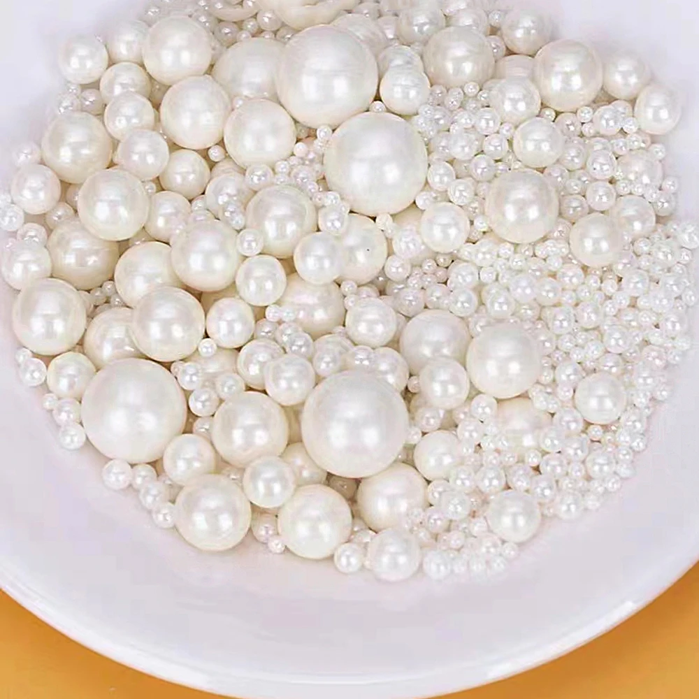 

20g White Gold Beads Pearl Sugar Ball Fondant Cake Baking Silicone Mold Chocolate Decoration Sugar Kitchen Candy Decor Supplies