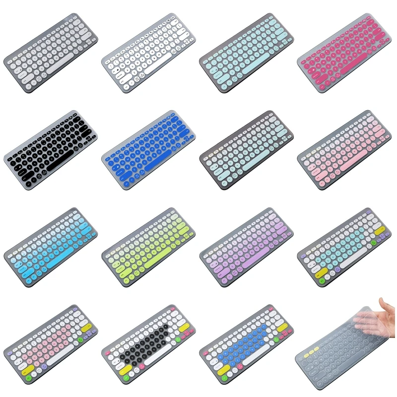 

K380 Keyboard Cover for K380 Wireless Clear Silicone Film TPU Protector