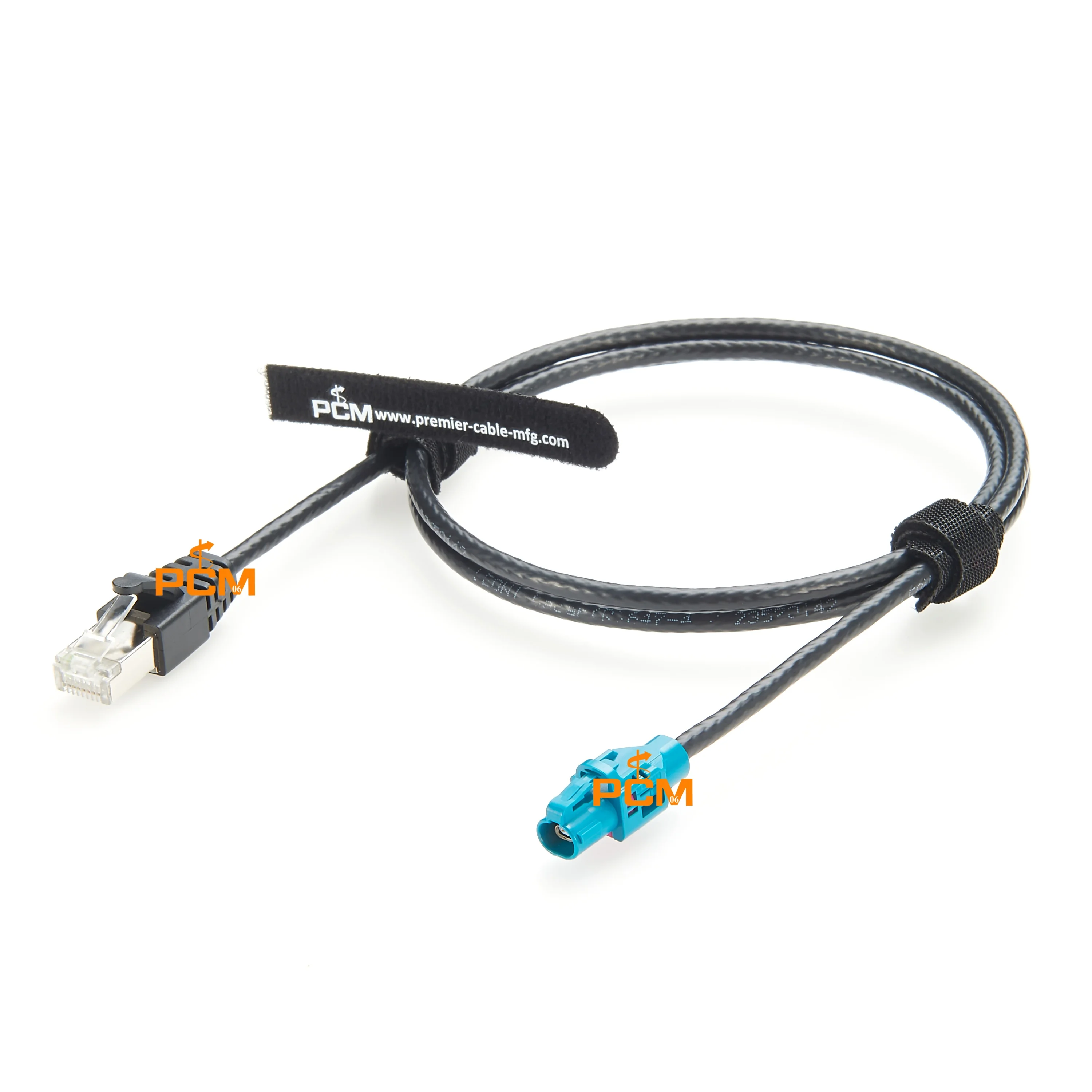 Автомобильный Ethernet-кабель H-MTD — RJ45 Rosenberger E6K10A-1BZZ5-Z Удлинительный кабель H-MTD — RJ45 для медиаконвертера 1000BASE-T1 (art.: 3920cff809754) - 3920cff809754