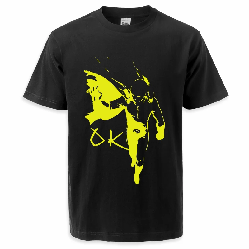 Новинка 2024 летние Японские футболки с аниме Сайтама для мужчин и женщин топы