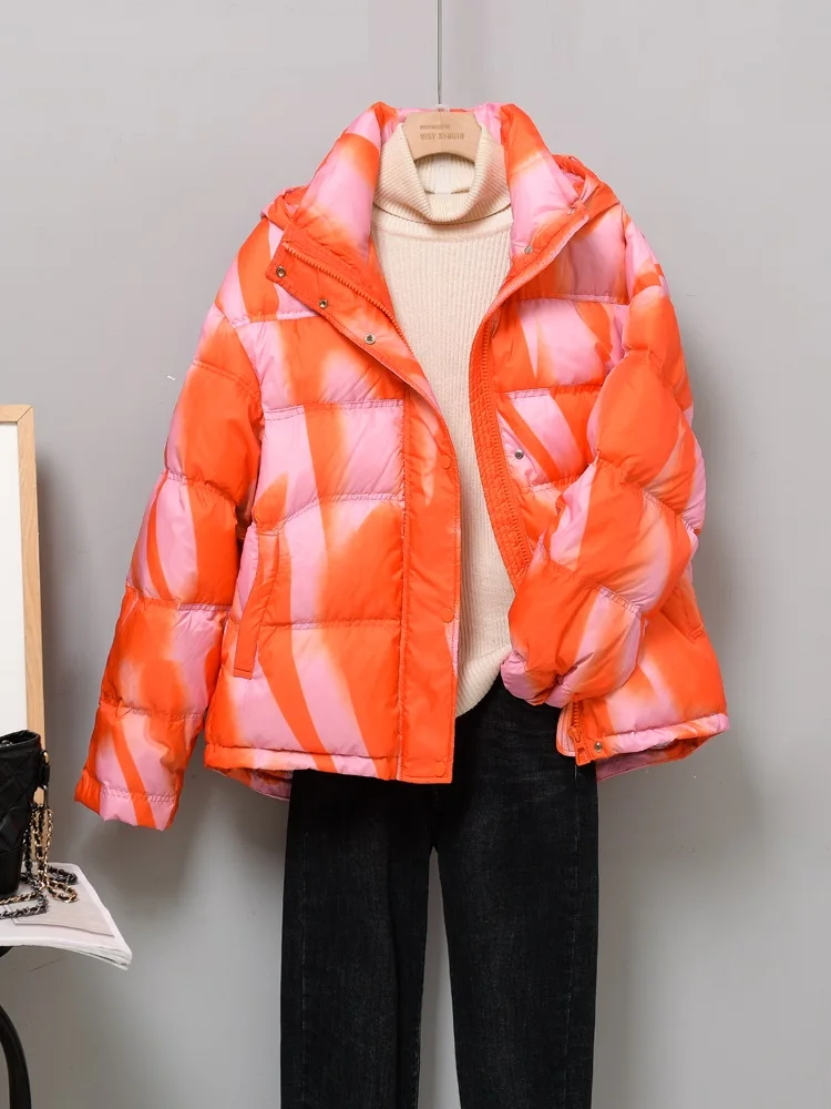 New Women  Down Jacket Casual Style Autumn Winter Coats And Parkas Female Outwear