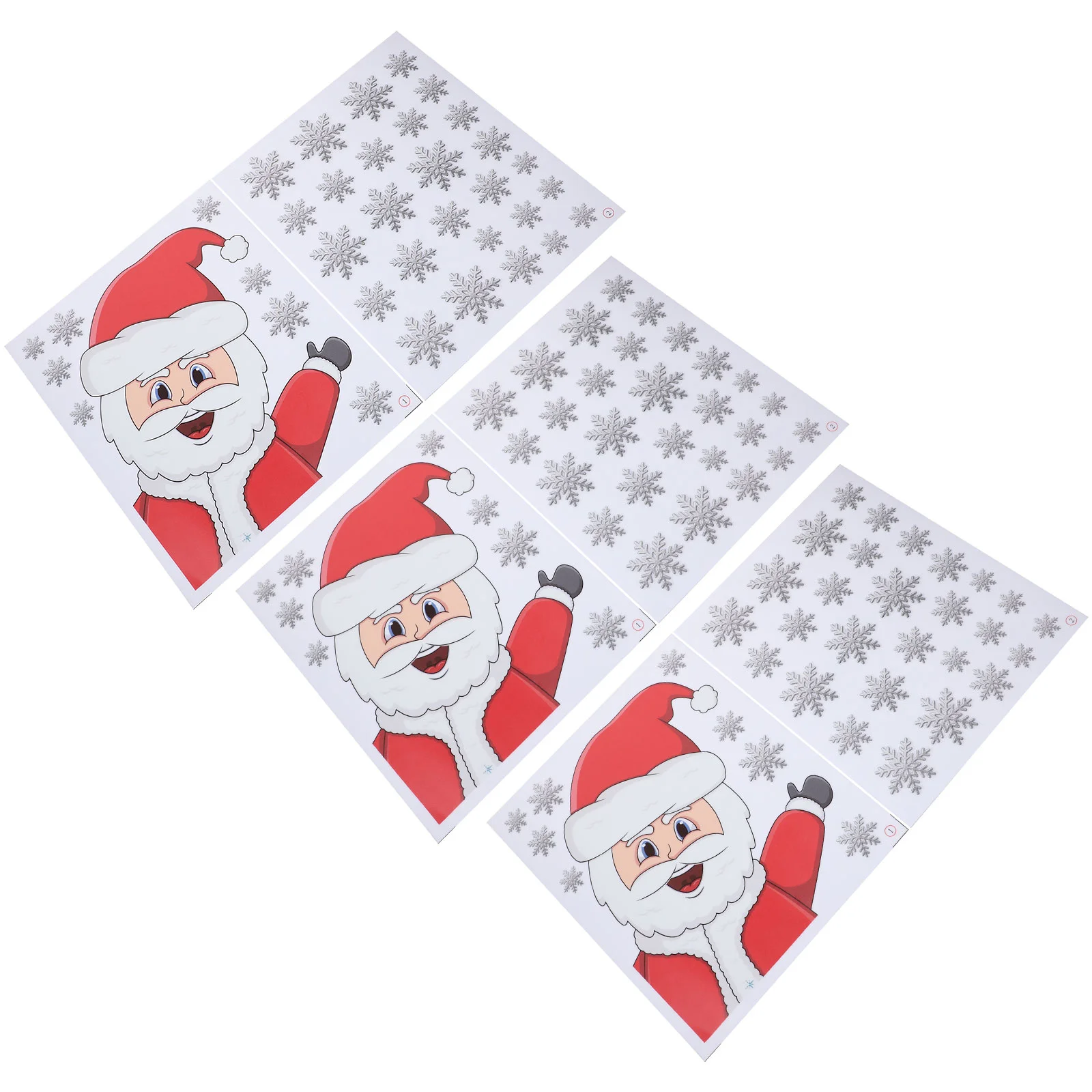 

Stickers Decals Christmaswindow Wall Shop Delicate Festive Snowman Face Sticker Bottle Cartoon Fridge Party