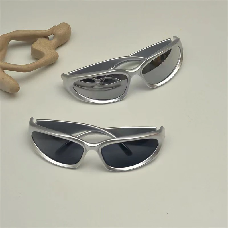 

Kids Sunglasses Punk Sunglasses Outdoor Children Sports Sun Glasses Boys Girls UV400 Goggle Shades Mirror Colorful Y2k Eyewear