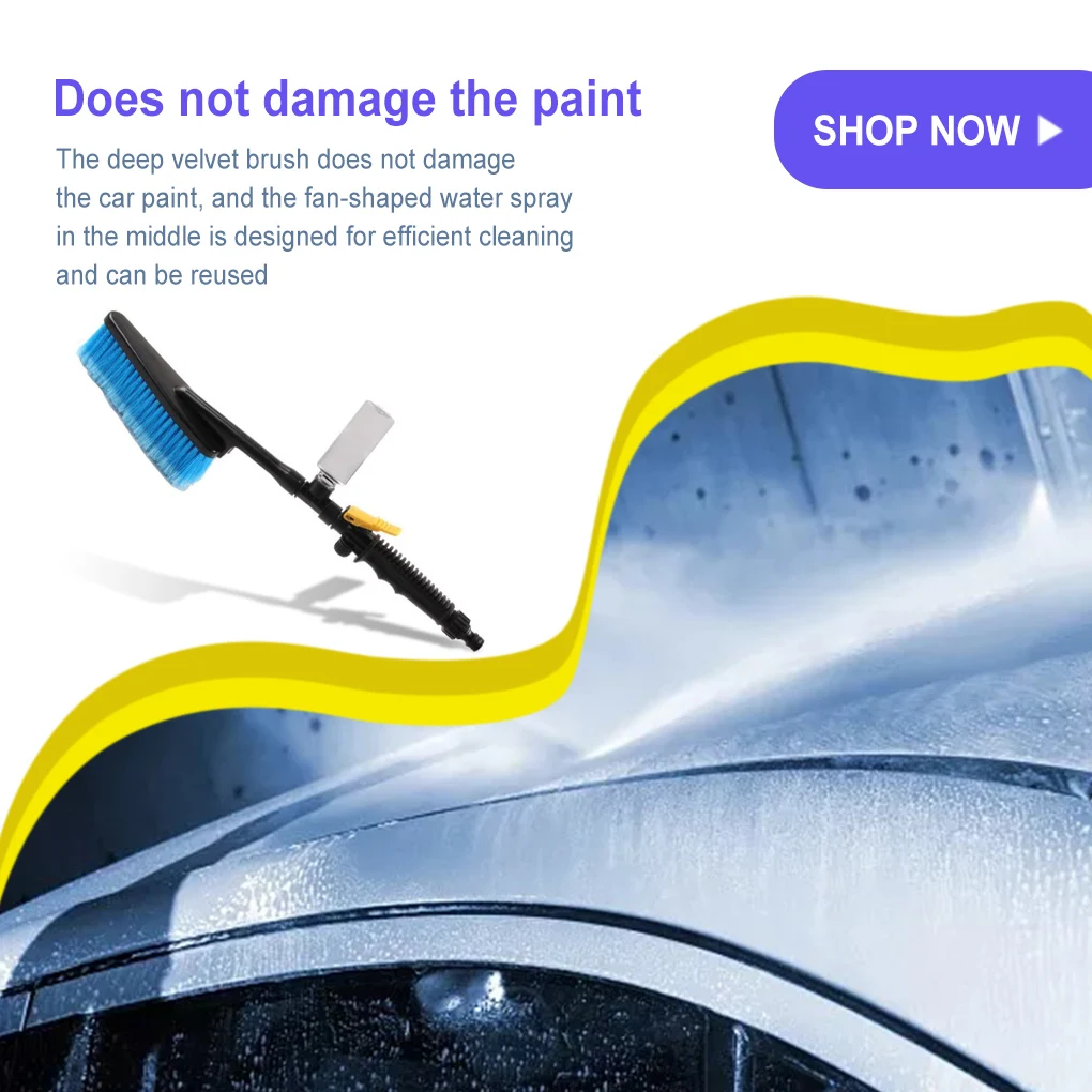 

Car Brushes Windshield Long Handle Scrubber Wheel Scrubbing Cleaning Tool