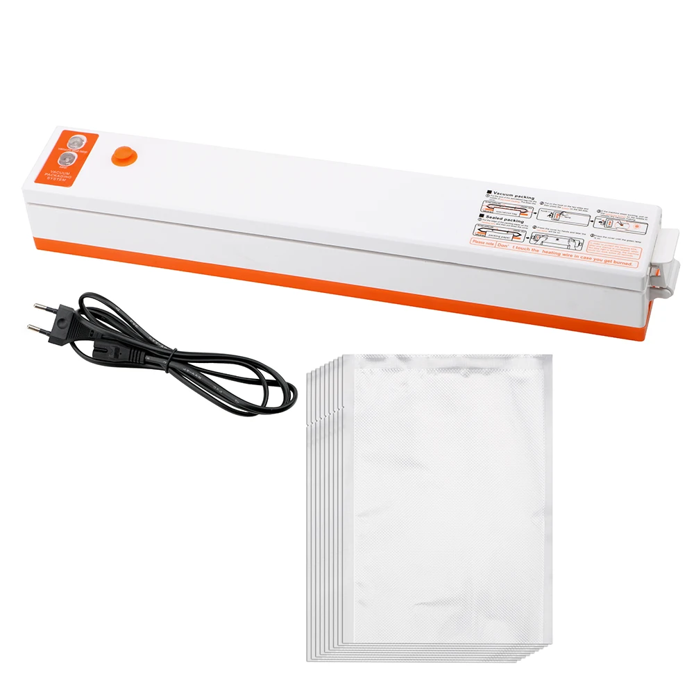 

Household Food Vacuum Sealer EU Plug/ US Plug Film Sealer Food Preservation Kitchen Storage Portable Vacuum Packaging Machine