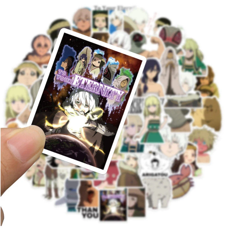 

50pcs Anime Sticker To Your Eternity Fushi March accessories Cosplay Prop