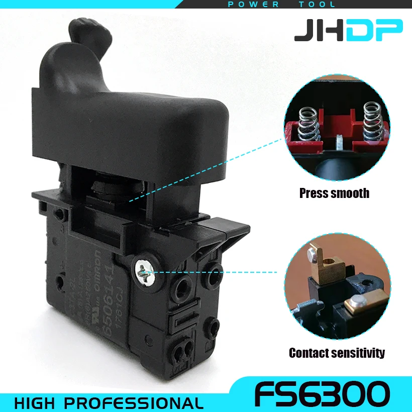 

Сменный переключатель для электроинструментов Makita FS6300K FS6300 FS4300 FS2700 FS2500 FS2300 FS4000 6506141 650614-1