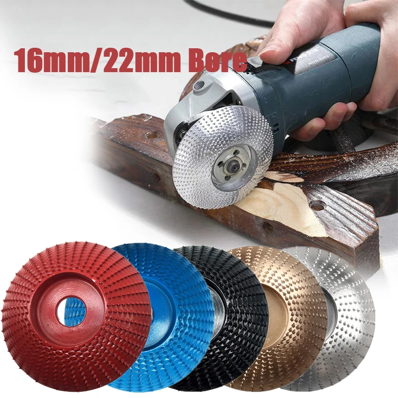 85mm Wood Grinding Polishing  Wheel Rotary Disc Sanding Wood Carving Tool Abrasive Disc Tools For Angle Grinder 16mm 22mm Bore