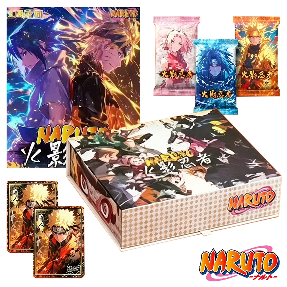 Фото Новые оригинальные коллекционные карты HuanYing Culture Naruto (CCG/TCG) по аниме: Узумаки Наруто, Хината. Подарок для детей. №2