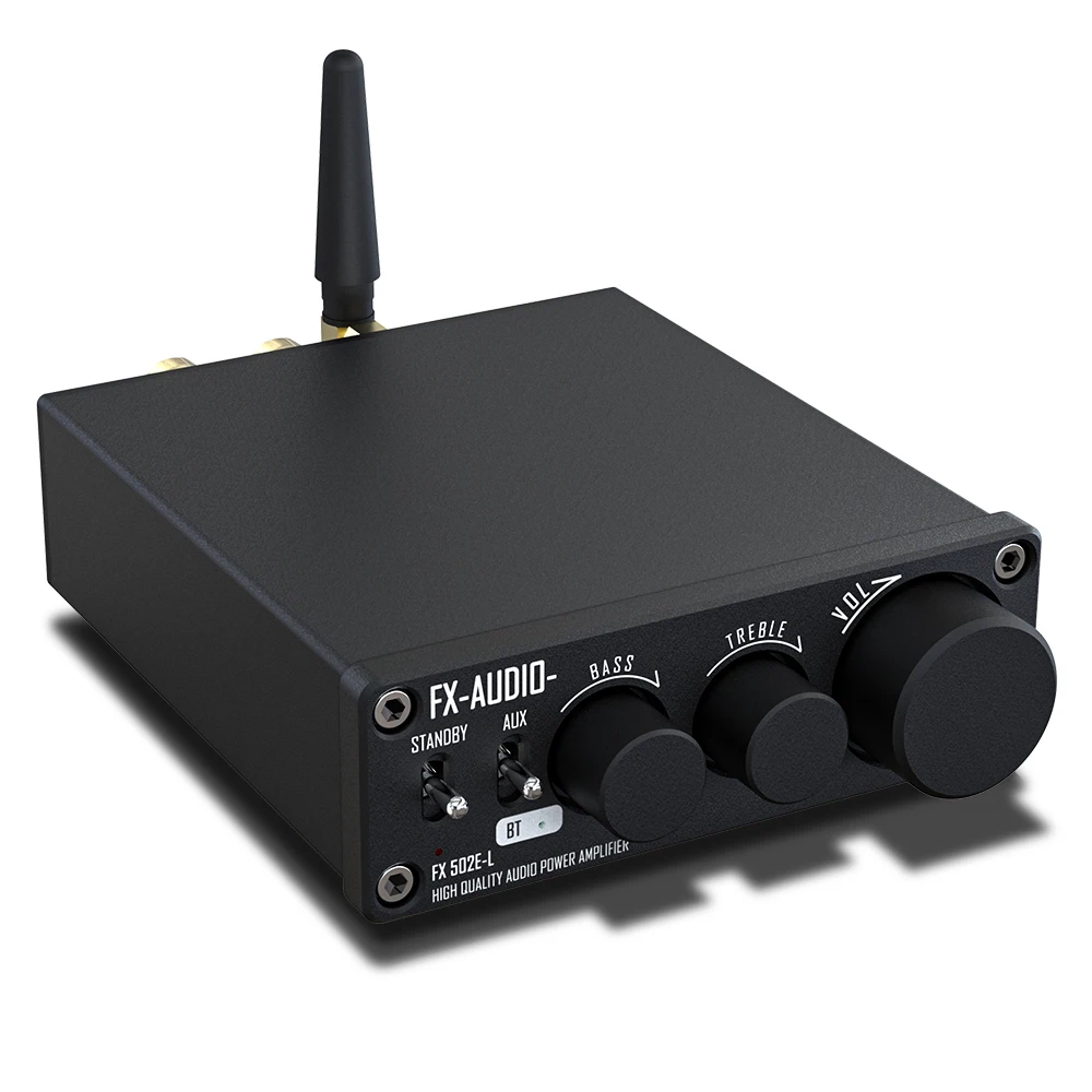 Новинка 2022 встроенный цифровой усилитель мощности FX-AUDIO FX 502E-L HiFi 2 0 BT 5 1 75 Вт * бас и