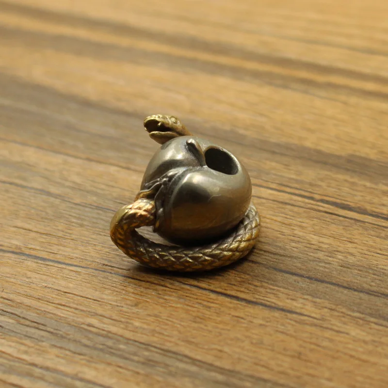 Desire змея женская гениталии яблоко фигурка EDC Открытый Паракорд бусины Ретро