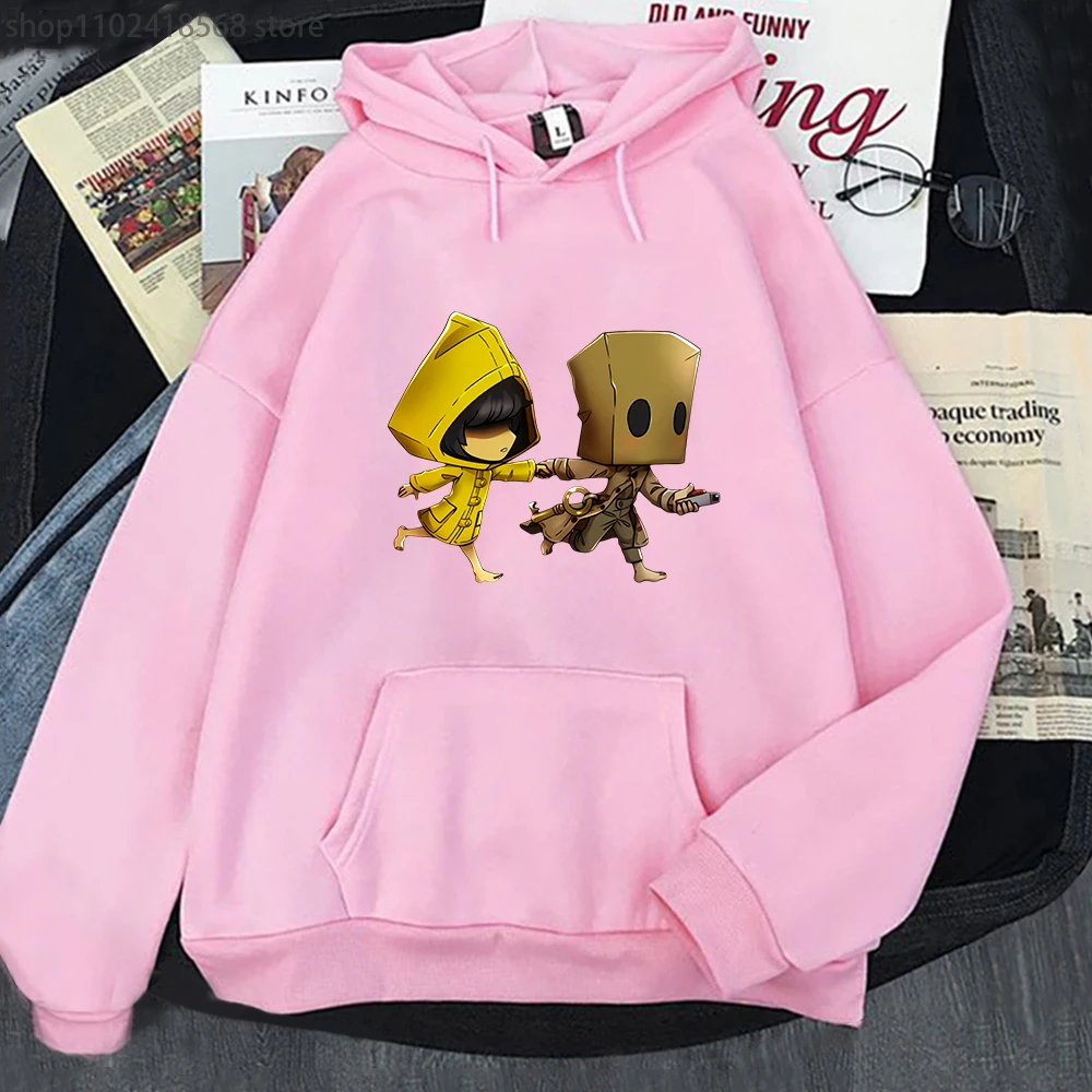 

Cartoon Anime Little Nightmares Hoodies High Street Manga Sweatshirts Men Clothing Graphic Streetwear Women Regular Fit Hoody