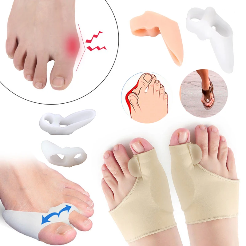 

Feet Care Big Toe Separators Hallux Valgus Corrector Orthotics Bone Thumb Adjuster Correction Pedicure Socks Bunion Straightener