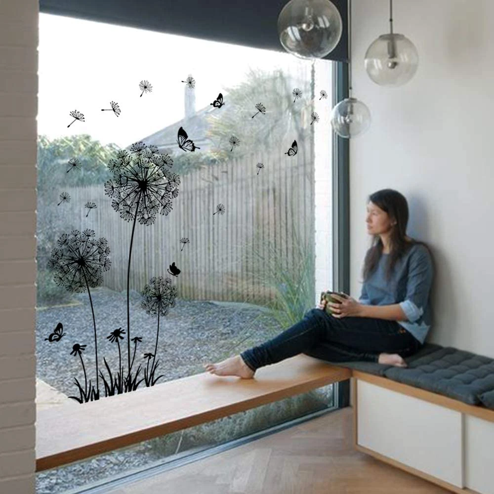 Настенные наклейки в виде цветов бабочки летающие декоративные стены настенные