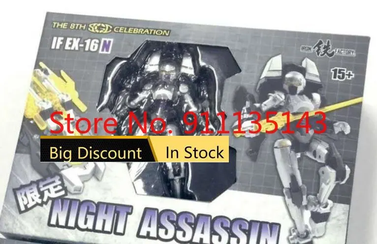 

Iron Factory If Ex-16n Night Assassin Mini Limited Edition 3rd Party Transformation Toys Anime Action Figure Toy Deformed Model