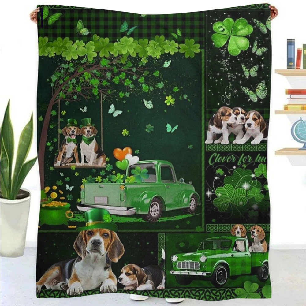 

TOADDMOS Rottweiler грузовик Ирландия St paфокусы подарок для любимой собаки Флисовое одеяло мягкое офисное теплое моющееся одеяло