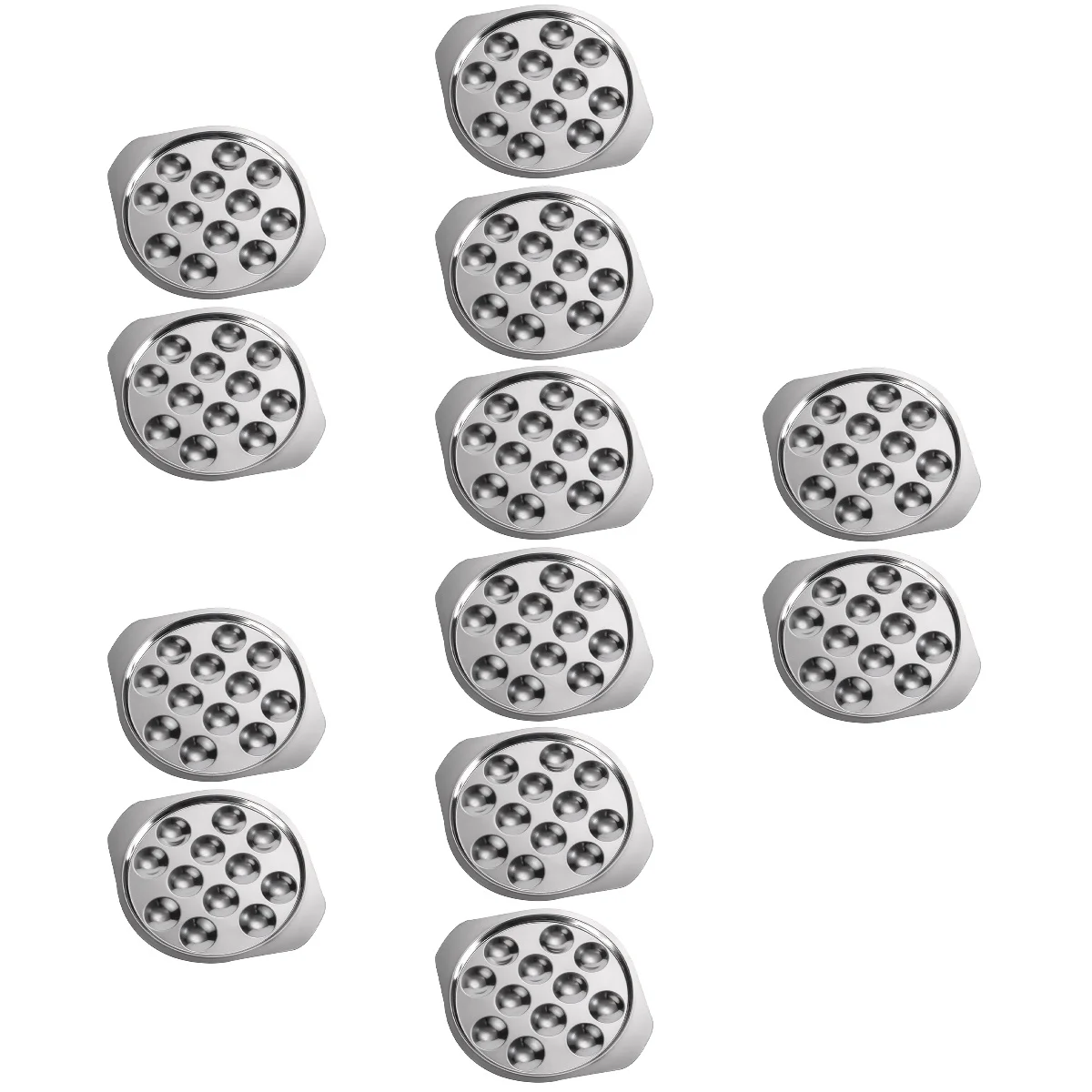 

Snail Dish Plate Escargot Baking Pan Set Steel Barbecue Oyster Mushroomoctopus French Stainless Dining Tray Metal Cooking