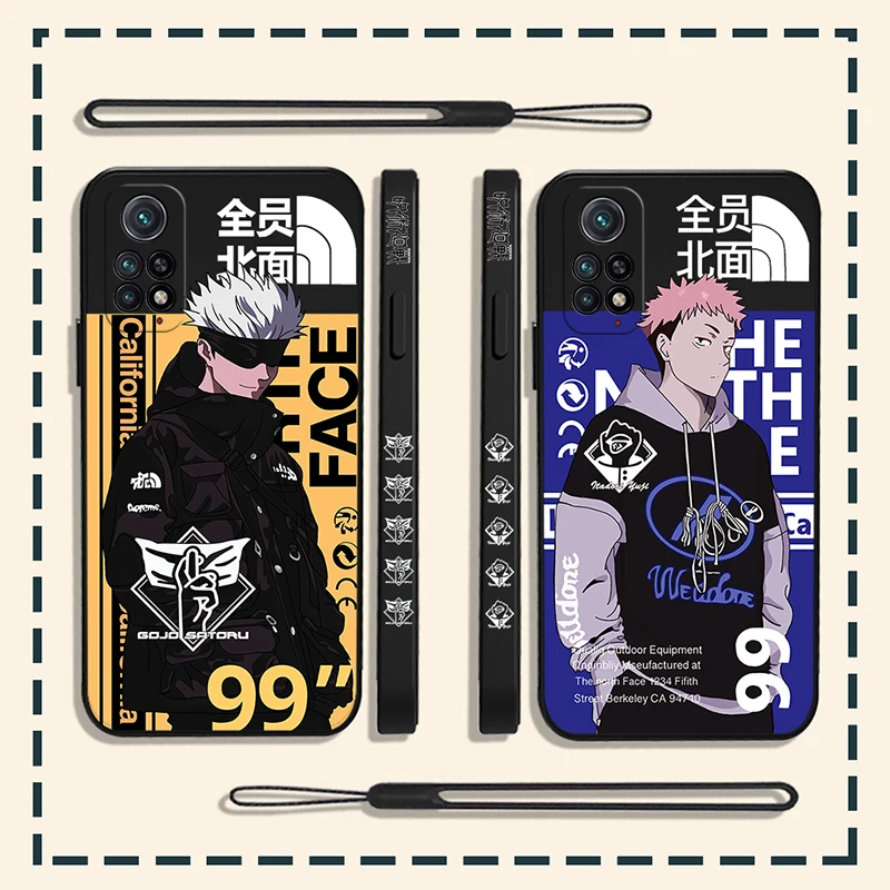 

Jujutsu Kaisen Gojo Yuji Phone Case For Xiaomi Redmi Note11 11E 11S 10 10A 10X 10S 9C 9 8 7 Pro Plus 10C 9A 9Prime 4G 5G Cover