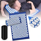 Новинка Коврик для йоги для акупрессуры с массажной подушкой игольчатый аппликатор Kuznetsov Массажная подушка для ног снятие стресса и боли в спине