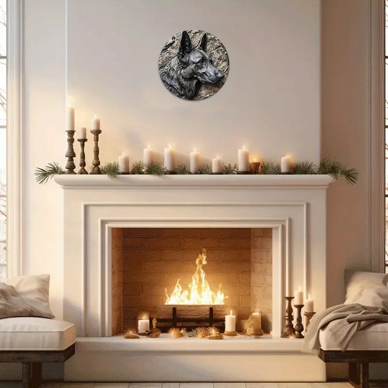 Знак искусственное тиснение окрашенный Круглый венок значок украшение для