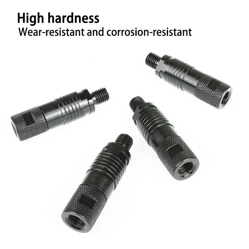 4 шт. быстросменный разъем для ловли карпа Алюминиевые черные палочки удочки